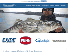 Tablet Screenshot of catchingnotfishing.com